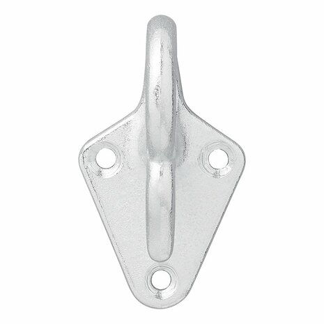 Rope hook metal with eye 70 x 40 mm