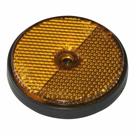 Orange reflector 60mm screw mounting 2 pieces