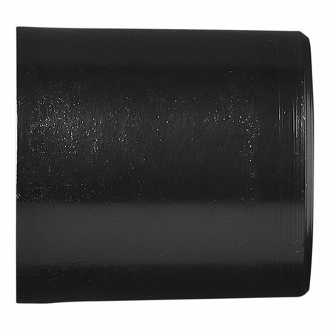 Drain pipe reducer dia 28 mm to dia 17 mm PE black