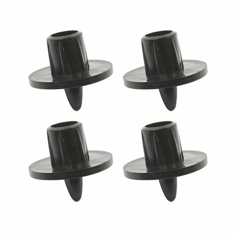Pointed cap 19mm 4 pieces