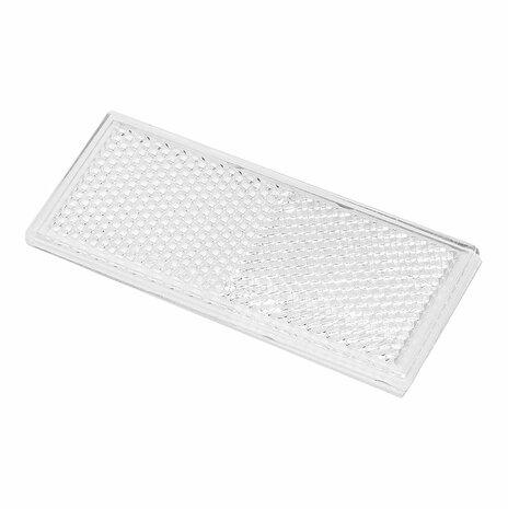 Reflector white 82x36mm self-adhesive 2 pieces