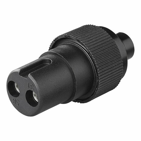 Plug 2-pin PVC