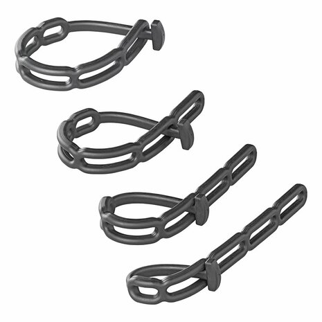 Tension rubber 5-hole 355 x 25 mm