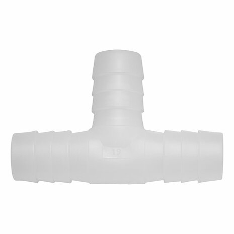 Hose connector T-piece 19mm per piece