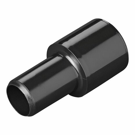 Drainage pipe transition piece dia 28 mm to dia 19 mm PE black