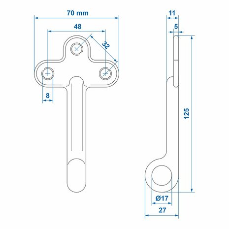 Screw-on eye no. 1