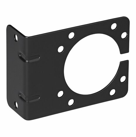 Metal socket holder angled 9.25 x 7 cm