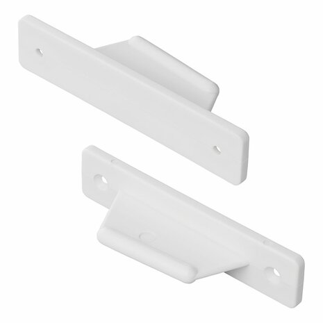 White door stop top for caravan/camper
