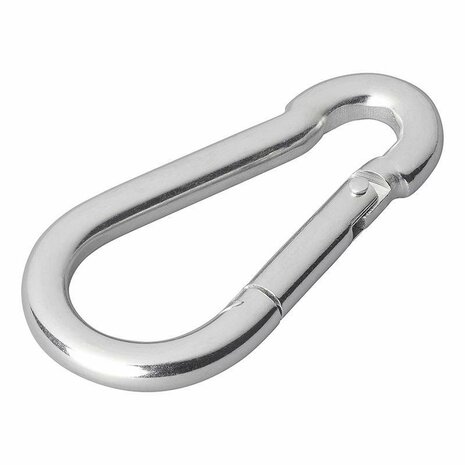 Metal carabiner 8x80mm 2 pieces