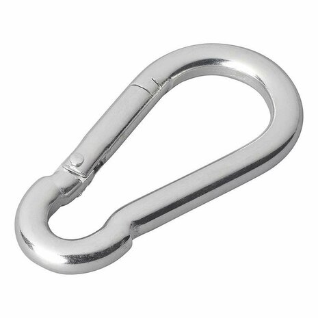 Metal carabiner 8x80mm 2 pieces