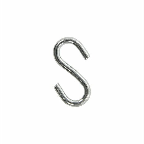 S-hook dia 3mm 2.9x1.3cm 6 pieces