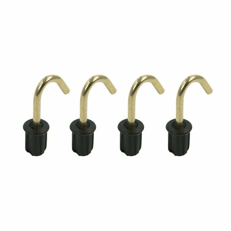 Tent cap 19 mm with round hook 4 pieces