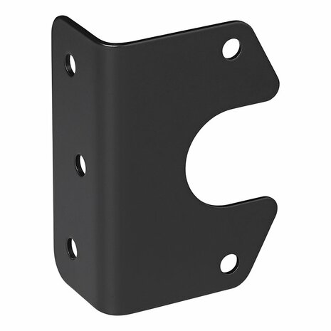 Metal socket holder angled 9.4 x 6.3 cm
