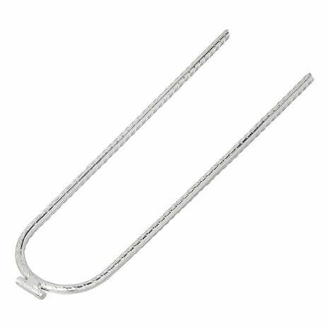 Ground anchor 30 cm galvanized steel U-profile