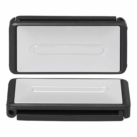 Seat belt adjuster - set of 2 silver-grey