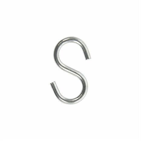 S-hook dia 4mm 4.4x2.1cm 6 pieces
