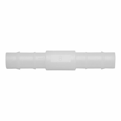 Hose nozzle straight 8mm 2 pieces