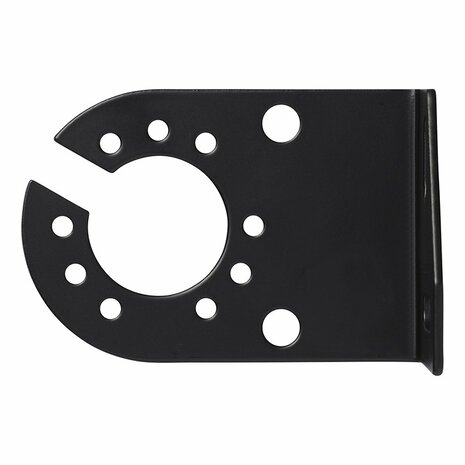 Metal socket holder angled 8 x 5 cm