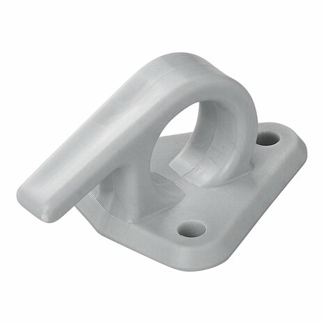 Plastic rope hook with eye 48x45mm 5 pieces
