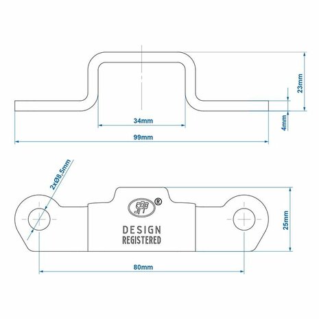 Counterpart for tension lock SPP Z-09A