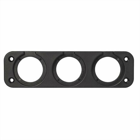 Flush-mounted installation frame triple