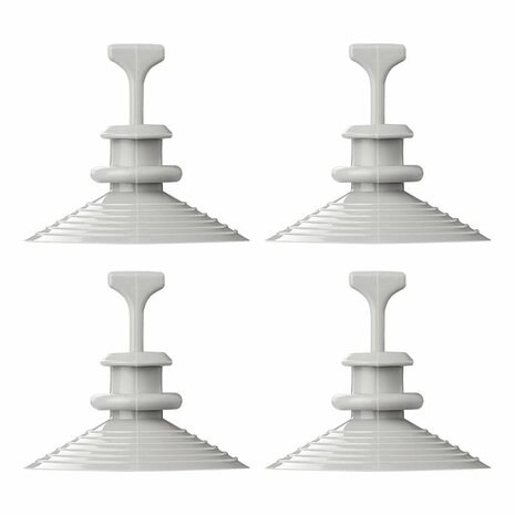 Suction cup mount for window insulation set - set of 4 pieces