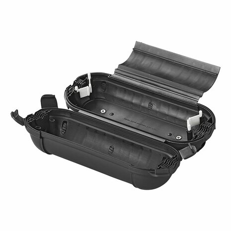 Safety box for Schuko plug connections black