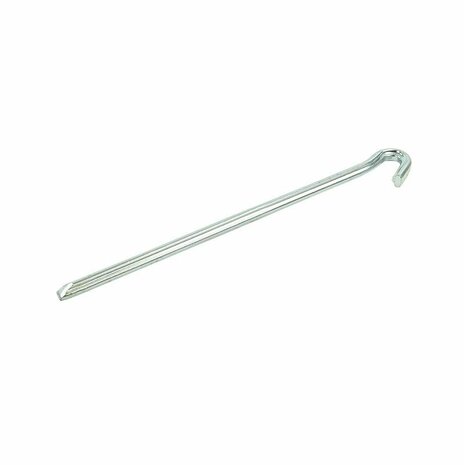 Rock pin 23cm metal triangular 6 pieces in polybag