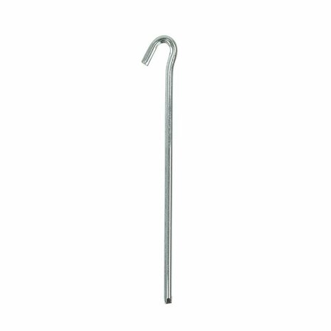Rock pin 23cm metal triangular 6 pieces in polybag