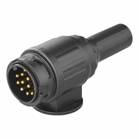 Plug 13-pin PVC type Jaeger with 2-hole tulle