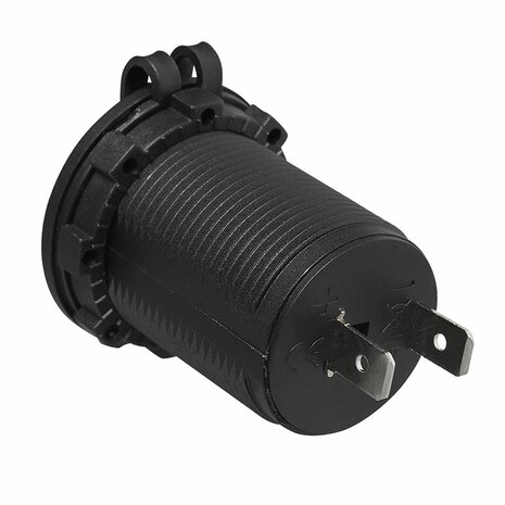 Flush-mounted socket DIN 12V/24V