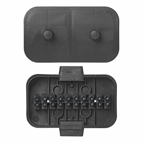 Cable connection box plastic 10-pin