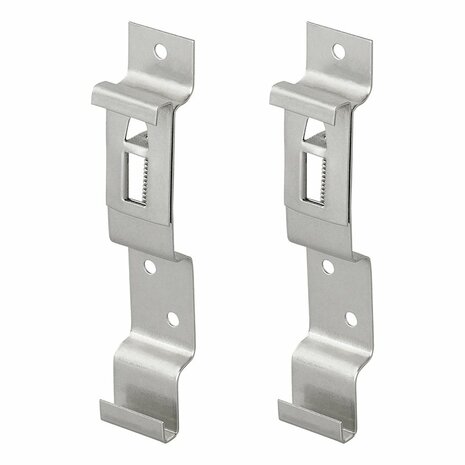 License plate clamp 2 pieces