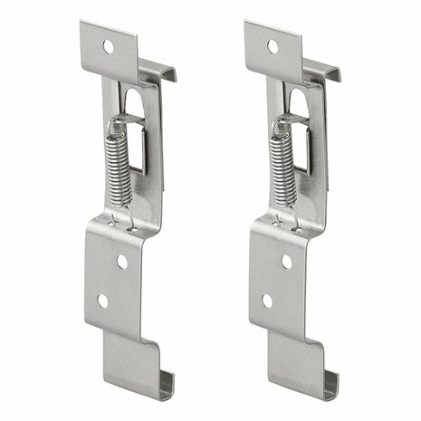 License plate clamp 2 pieces
