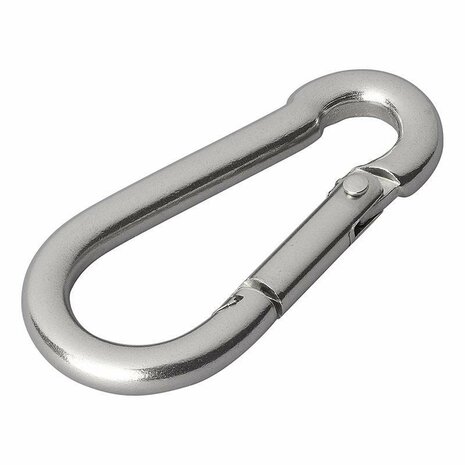 Stainless steel snap hook 6x60mm 2 pieces