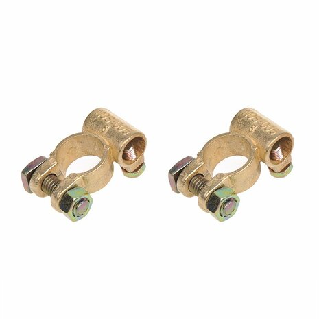 Battery terminal clamps set (+) and (-) 35-50mm