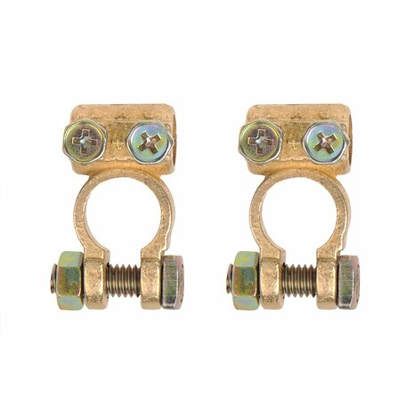 Battery terminal clamps set (+) and (-) 35-50mm