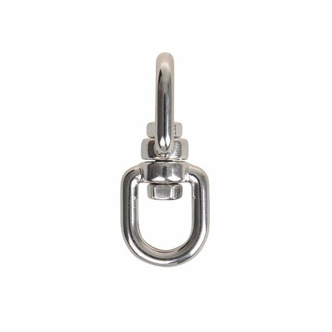 Swivel lock 6mm, A4 stainless steel AISI 316, eye/eye, 1,350 daN