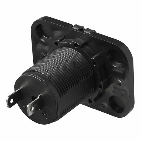 Cigarette lighter flush-mounted socket 12V/24V with sealing cap