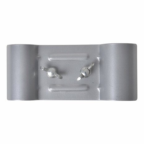 Nose wheel clamp for rotary clothes dryer