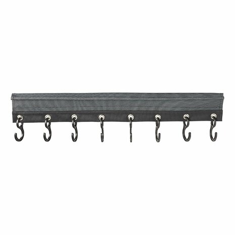 Universal coat rack with bead and Velcro