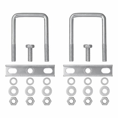 U-bracket square 60mm for nose wheel clamp - set of 2 pieces