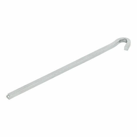 Rock pin 22cm metal square 6 pieces in polybag