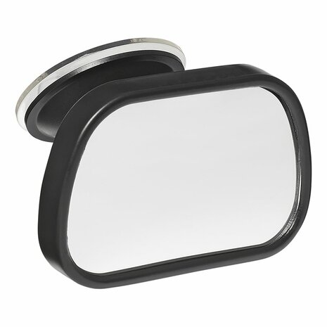 Interior mirror with suction cup and clip