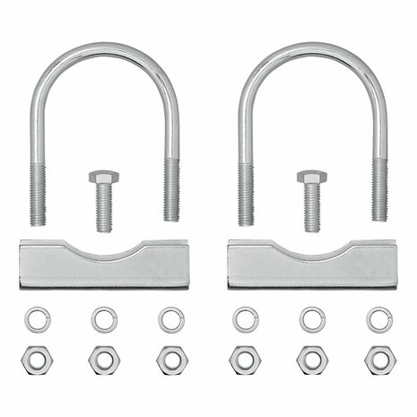 U-bracket round 60/70mm for nose wheel clamp - set of 2 pieces
