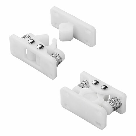 Door stop with metal springs for caravan/camper