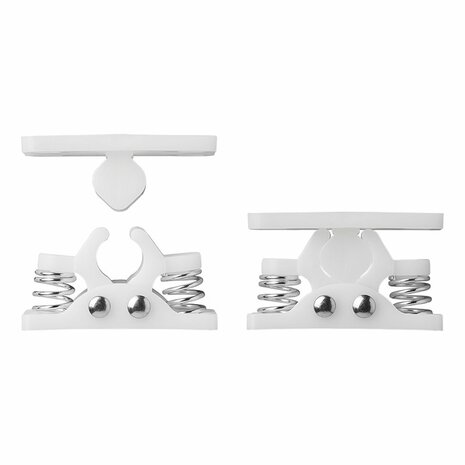 Door stop with metal springs for caravan/camper