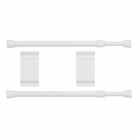 Locking rods double extendable 25.5-43cm