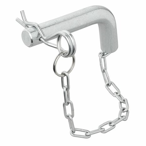 Lock pin with locking pin and chain for support leg 341522