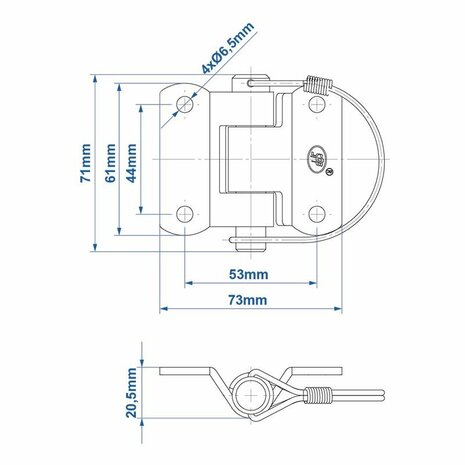 Hinge SPP ZW-03.40